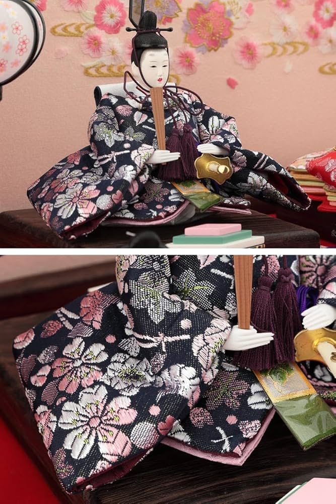 ★最高級　雛人形雛壇★ Amazon | 雛人形 ひな人形 雛 三段飾り 五人飾り 琳野作 御雛